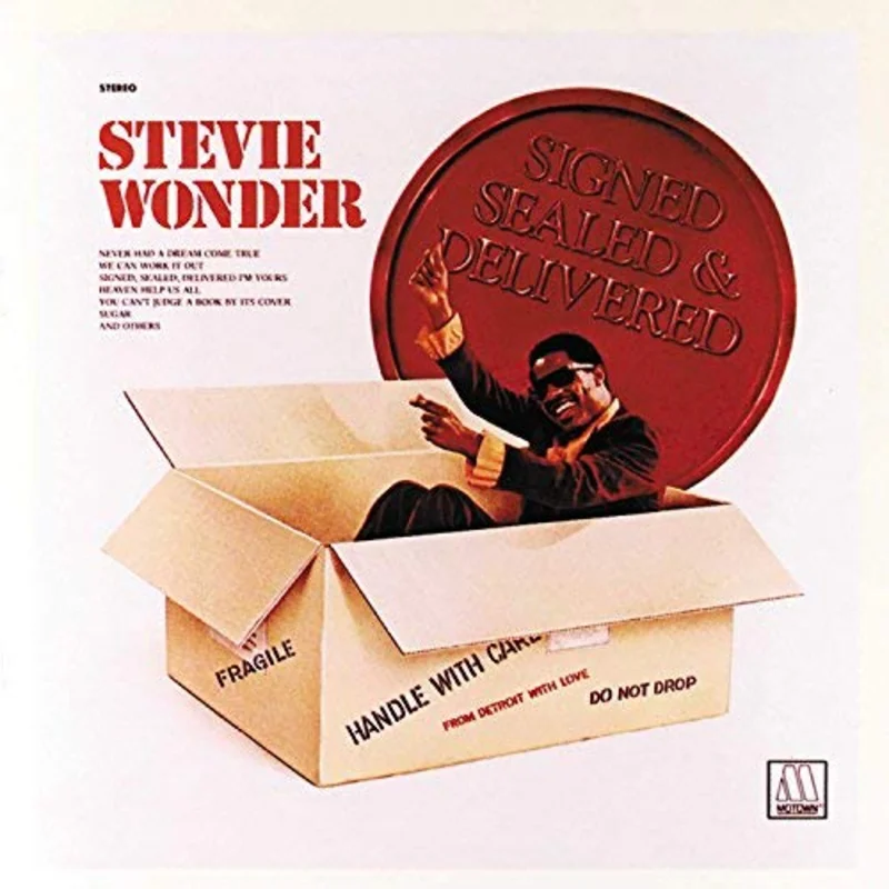 Stevie Wonder Signed