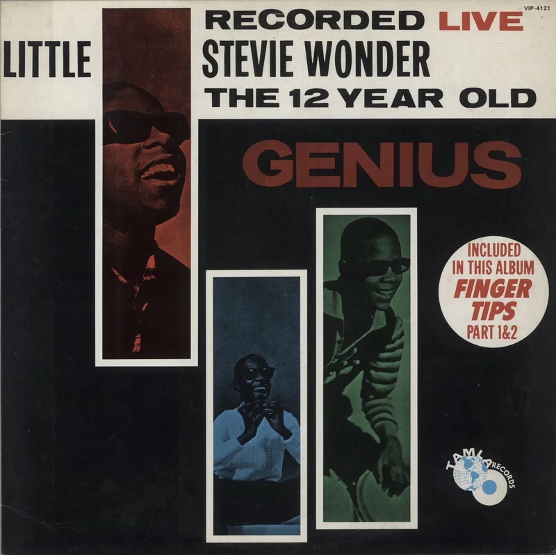 Stevie Wonder The 12 Year Old Genius Recorded Live Japanese Vinyl LP