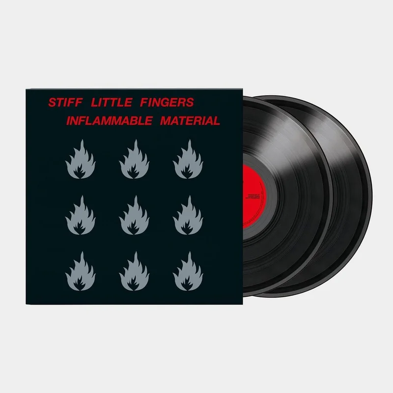 Stiff Little Fingers Inflammable Material - Remastered - Black Vinyl - Sealed UK 2-LP vinyl set