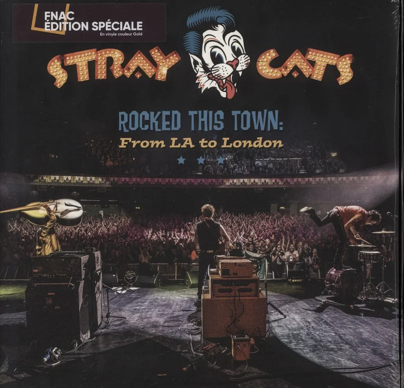 Stray Cats Rocked This Town: From LA to London - Gold - Sealed French 2-LP vinyl set