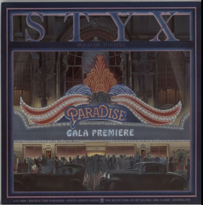 Styx Paradise Theater - Etched US Vinyl LP