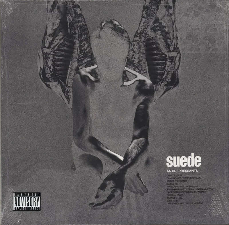 Suede Antidepressants - Grey Vinyl + Signed Art Print - Sealed UK Vinyl LP