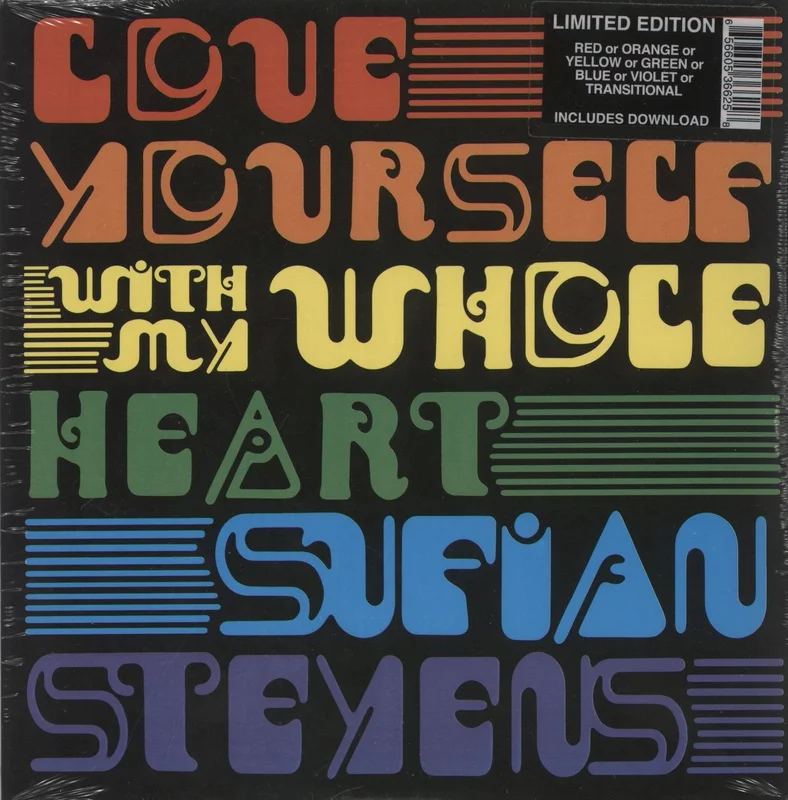 Sufjan Stevens Love Yourself / With My Whole Heart - Random Colour Vinyl - Sealed UK 7" vinyl