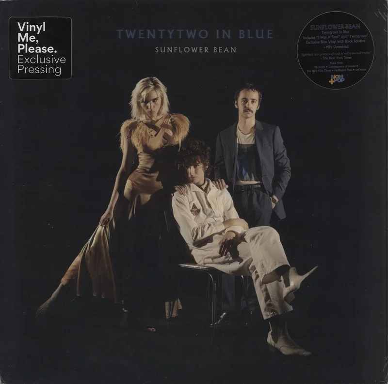 Sunflower Bean Twentytwo In Blue - Blue Vinyl With Black Splatter - Sealed US Vinyl LP