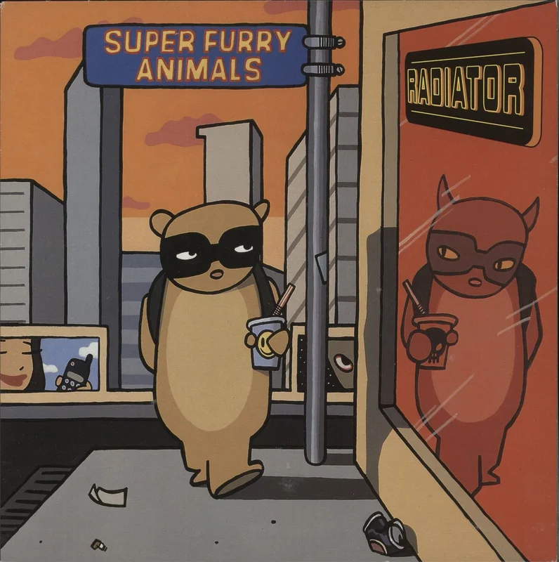 Super Furry Animals Radiator - EX UK 2-LP vinyl set