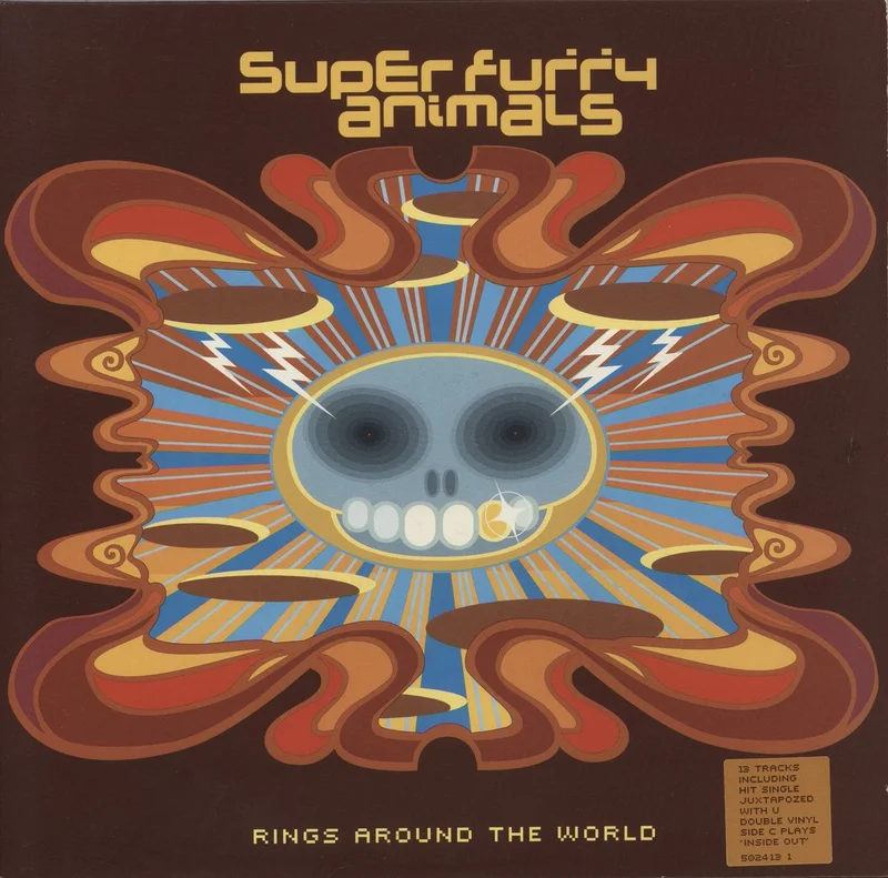 Super Furry Animals Rings Around The World + 7" UK 2-LP vinyl set