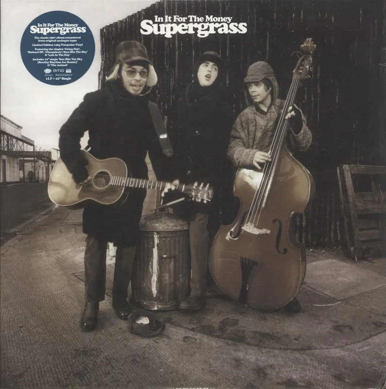 Supergrass In It For The Money - Turquoise Vinyl - Sealed Polish 2-LP vinyl set