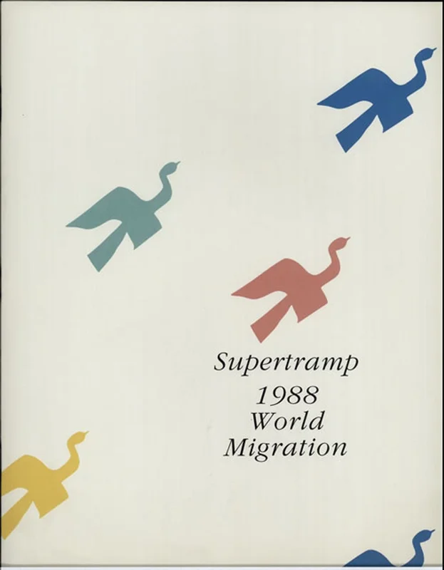 Supertramp 1988 World Migration UK Tour programme