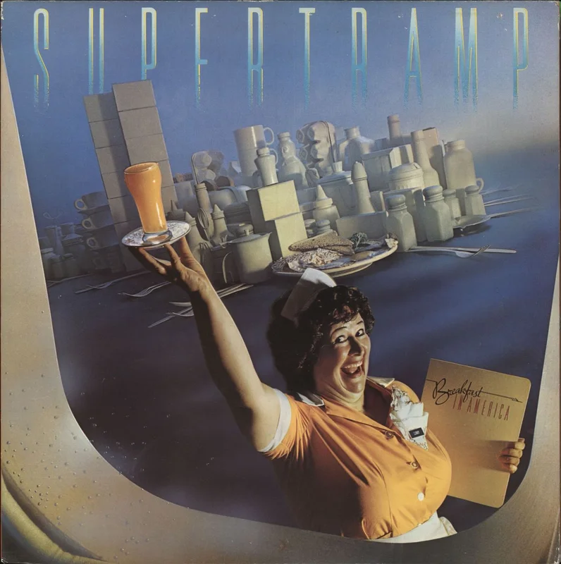 Supertramp Breakfast In America - 1st - gold stamp UK Promo Vinyl LP