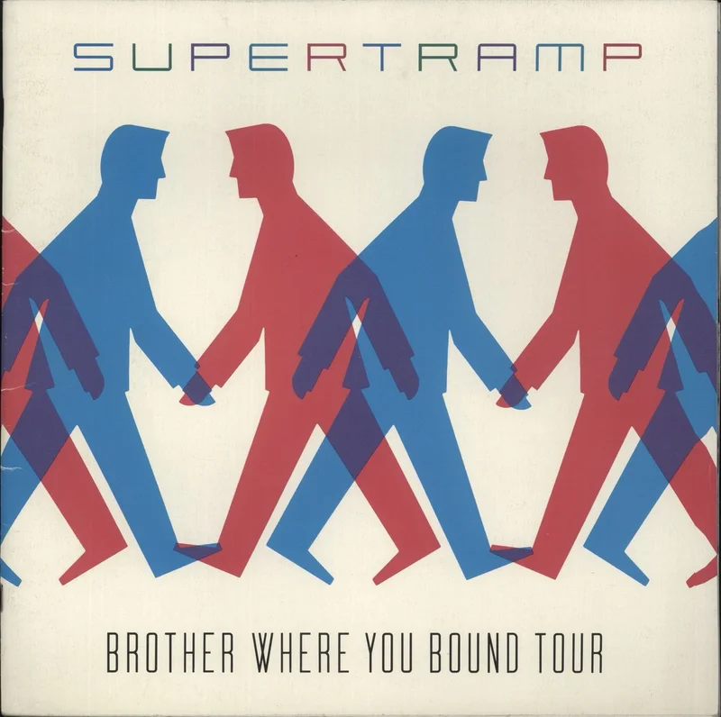 Supertramp Brother Where You Bound Tour + ticket stub UK Tour programme