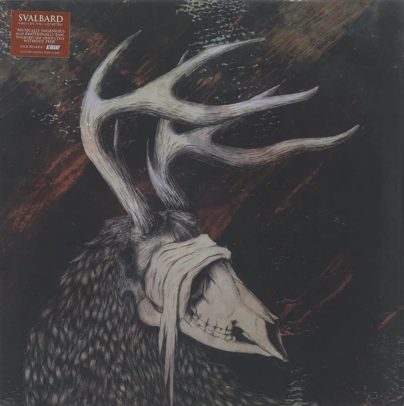 Svalbard When I Die, Will I Get Better? - Clear With Orange And Red Splatter Vinyl UK Vinyl LP