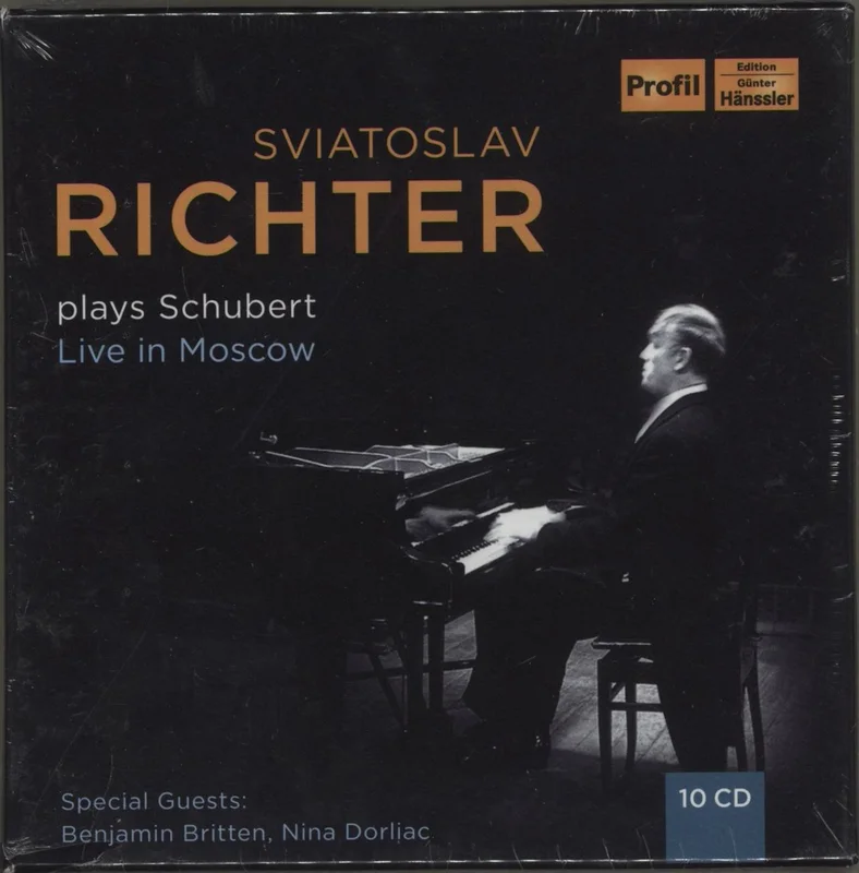 Sviatoslav Richter Plays Schubert Live In Moscow - Sealed UK Cd album box set