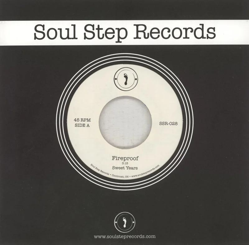 Sweet Years Fireproof - Multi-Colored Splatter Vinyl US 7" vinyl
