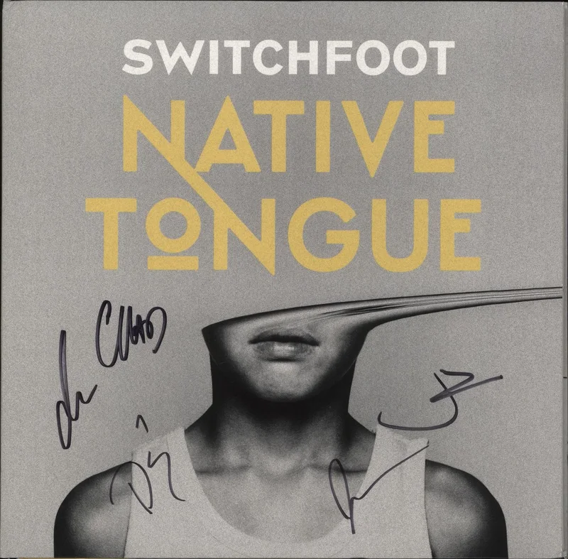 Switchfoot Native Tongue - Yellow Vinyl - Autographed US 2-LP vinyl set