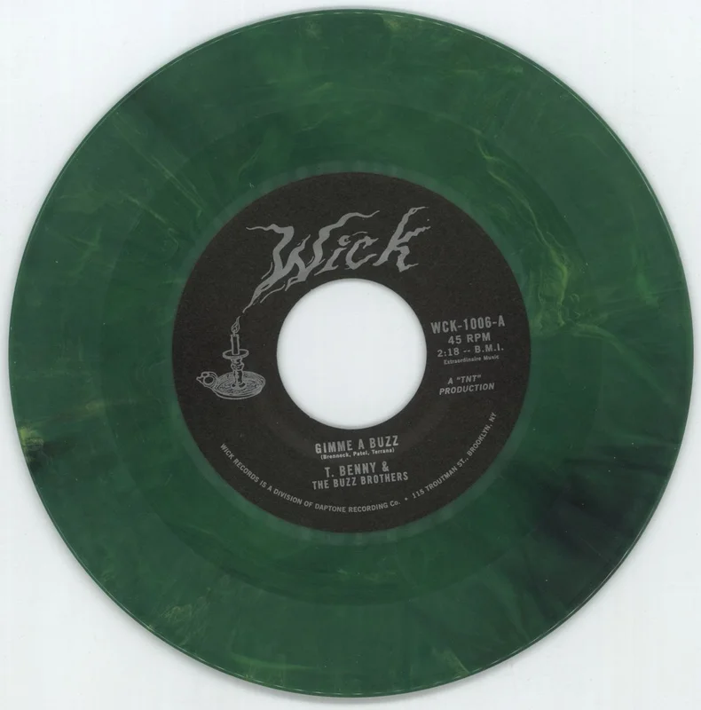T. Benny & The Buzz Brothers Gimme A Buzz - Random Colour Vinyl US 7" vinyl