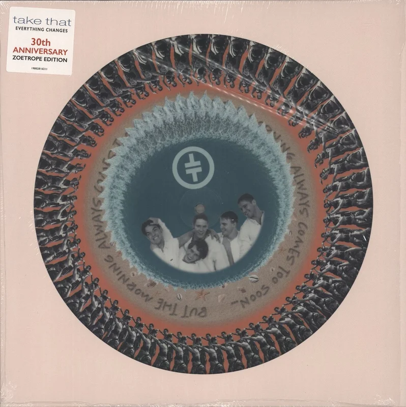 Take That Everything Changes - Zoetrope Animated Picture Disc - National Album Day 2024 UK Picture disc LP