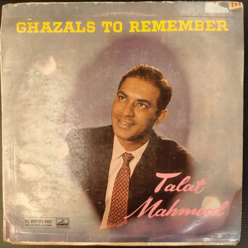 Talat Mahmood  Ghazals To Remember (Used Vinyl - VG+) NJ Marketplace