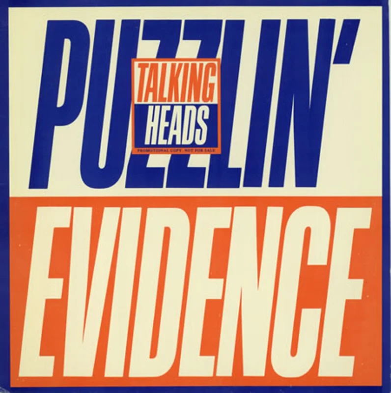 Talking Heads Puzzlin' Evidence US Promo 12" vinyl