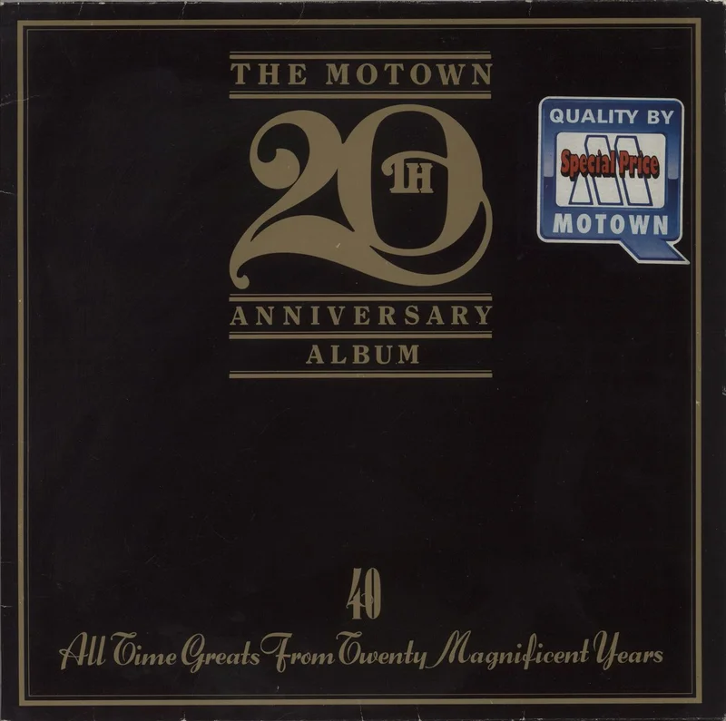 Tamla Motown The Motown 20th Anniversary Album - Hype Stickered Sleeve German 2-LP vinyl set