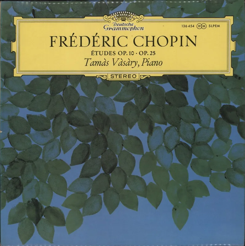 Tams Vsry Frdric Chopin: tudes Op.10 / Op.25 UK Vinyl LP