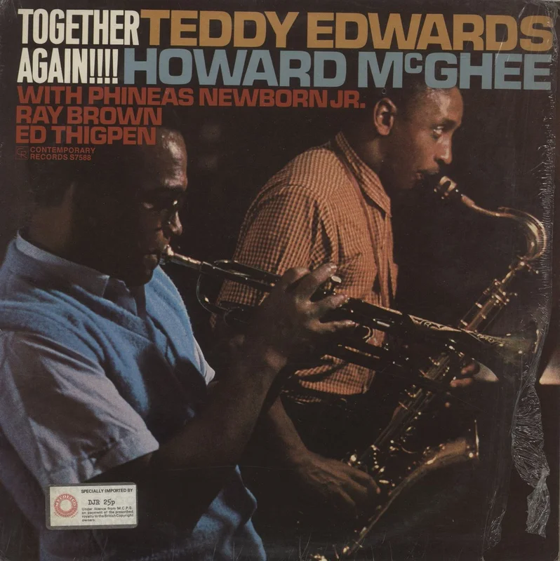 Teddy Edwards & Howard McGhee Together Again! US Vinyl LP