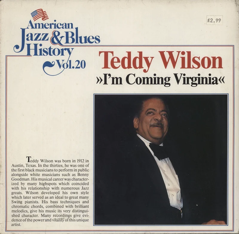 Teddy Wilson I'm Coming Virginia Italian Vinyl LP