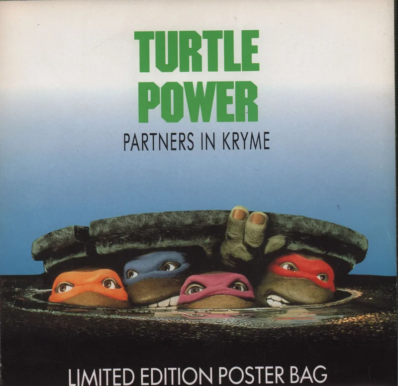Teenage Mutant Ninja Turtles Turtle Power UK 7" vinyl