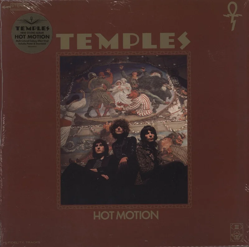 Temples Hot Motion - Multi-colored Galaxy Effect Vinyl - Sealed UK Vinyl LP