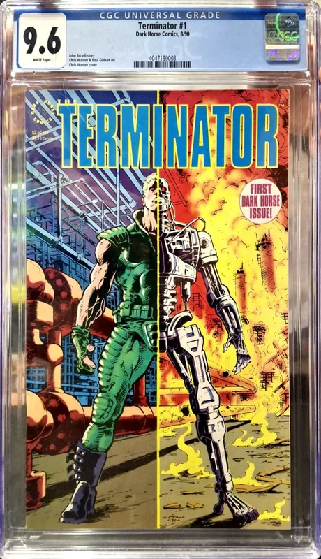 Terminator #1 [CGC 9.6] [1st Dark Horse Issue 1990] [Comic book]