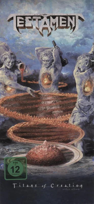 Testament Titans Of Creation UK Cd album box set