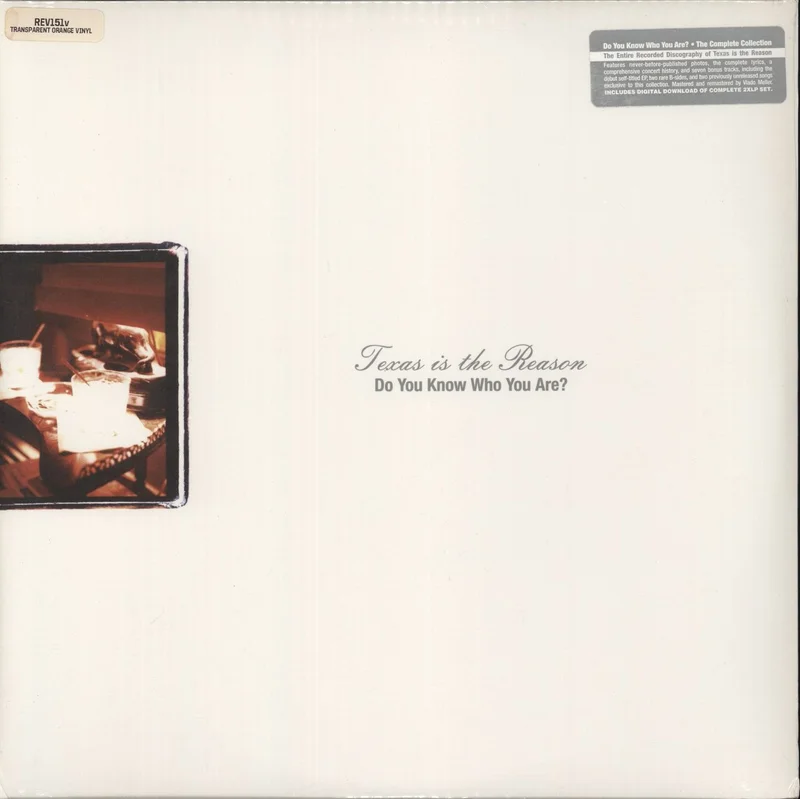 Texas Is The Reason Do You Know Who You Are? - Transparent Orange Vinyl - Sealed US 2-LP vinyl set