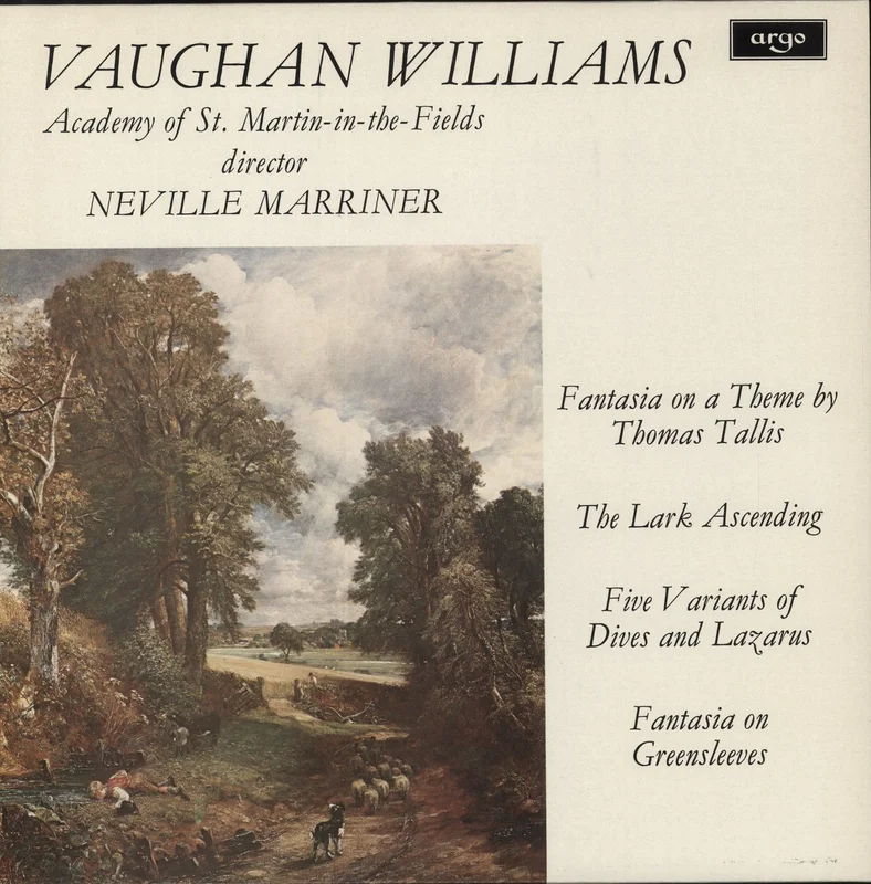 The Academy Of St. Martin-In-The-Fields Vaughan Williams UK Vinyl LP
