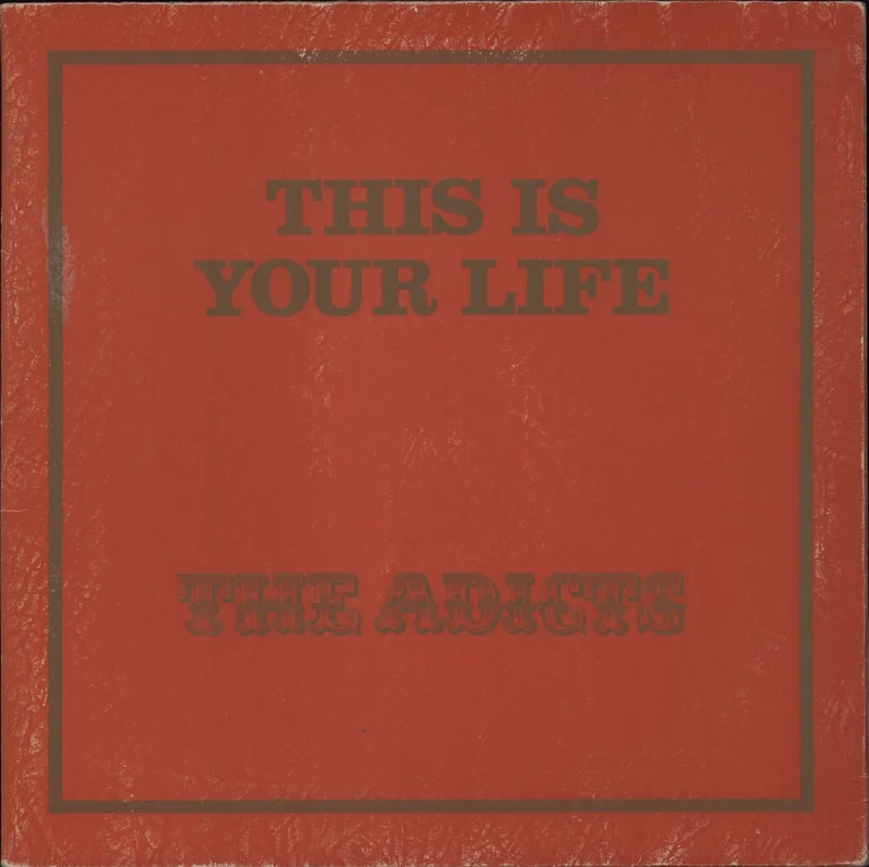The Adicts This Is Your Life - VG UK Vinyl LP