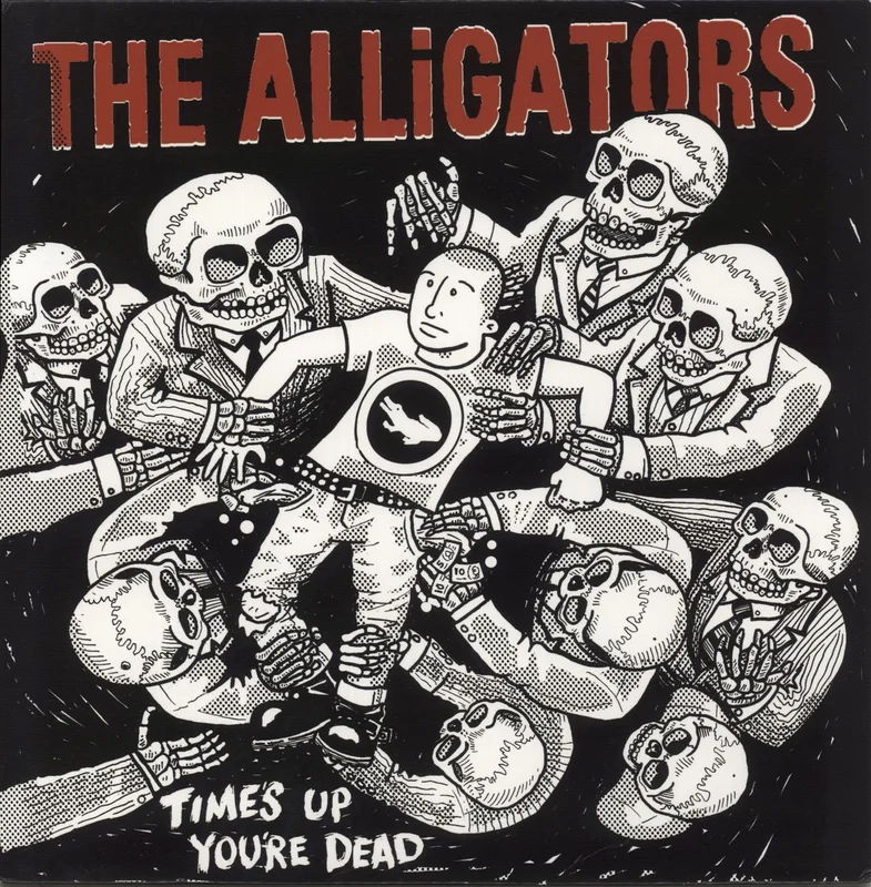 The Alligators Time's Up You're Dead - Red Vinyl US Vinyl LP