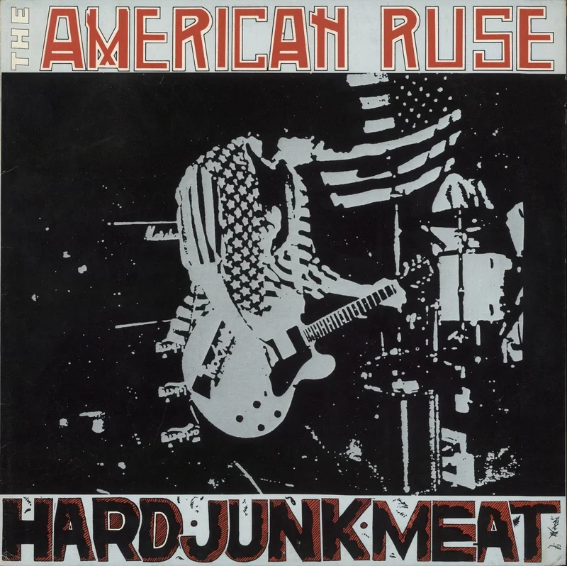The American Ruse Hard Junk Meat - Transparent Blue Vinyl UK Vinyl LP