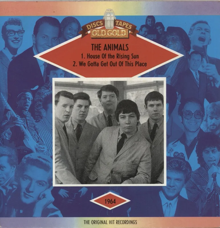 The Animals House Of The Rising Sun UK 7" vinyl