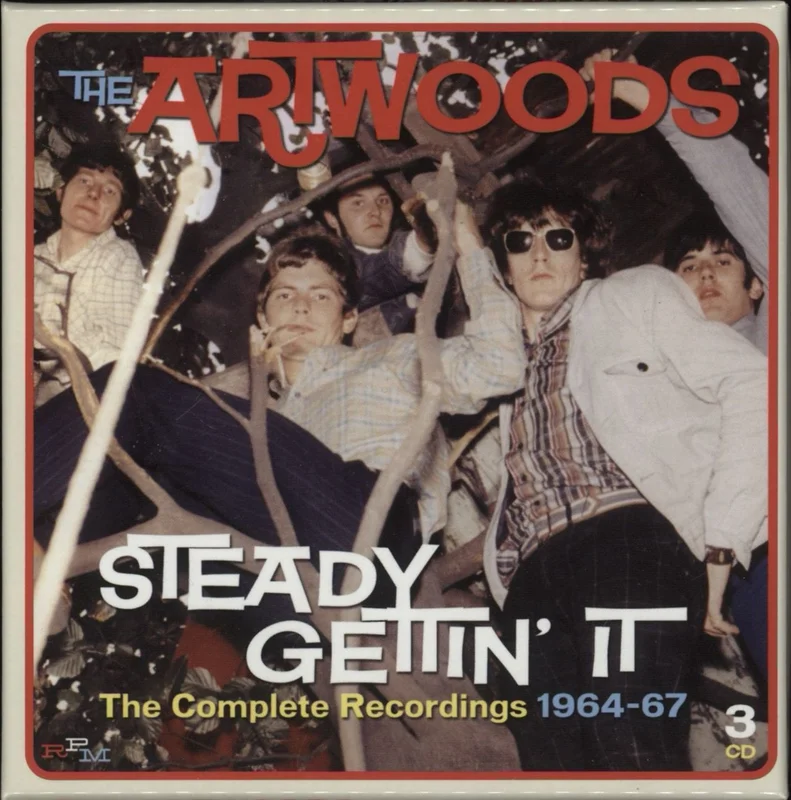 The Artwoods Steady Gettin' It [The Complete Recordings 1964-67] UK 3-CD set