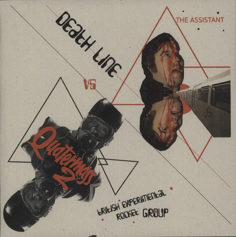 The Assistant Death Line Vs Quatermass 2 - Lathe Cut Clear Vinyl - RSD18 UK 7" vinyl