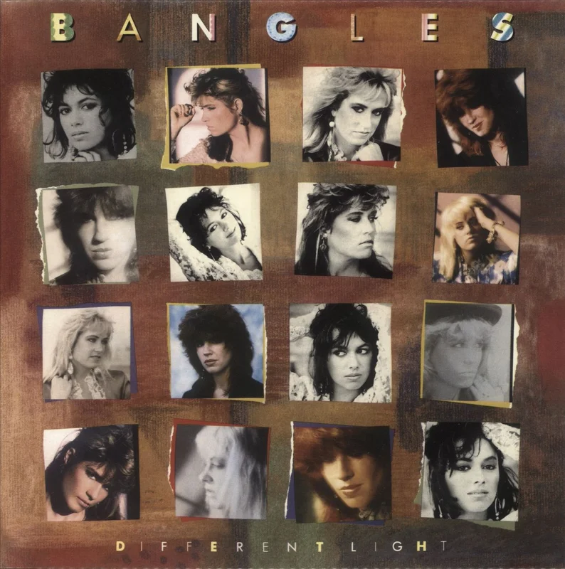 The Bangles Different Light - Pink & Purple Marbled Vinyl UK Vinyl LP