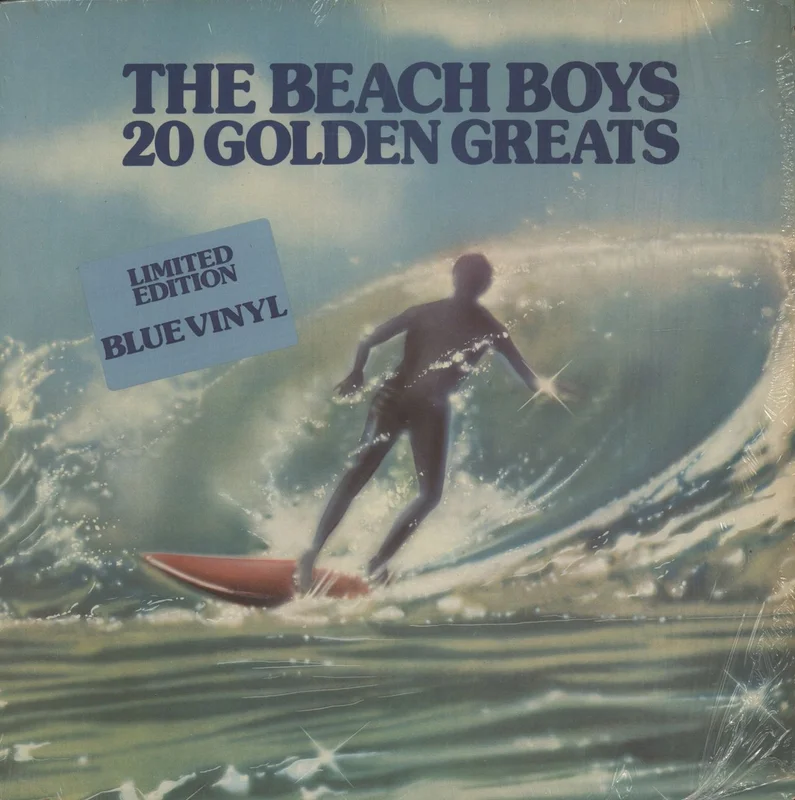 The Beach Boys 20 Golden Greats - Blue Vinyl UK Vinyl LP