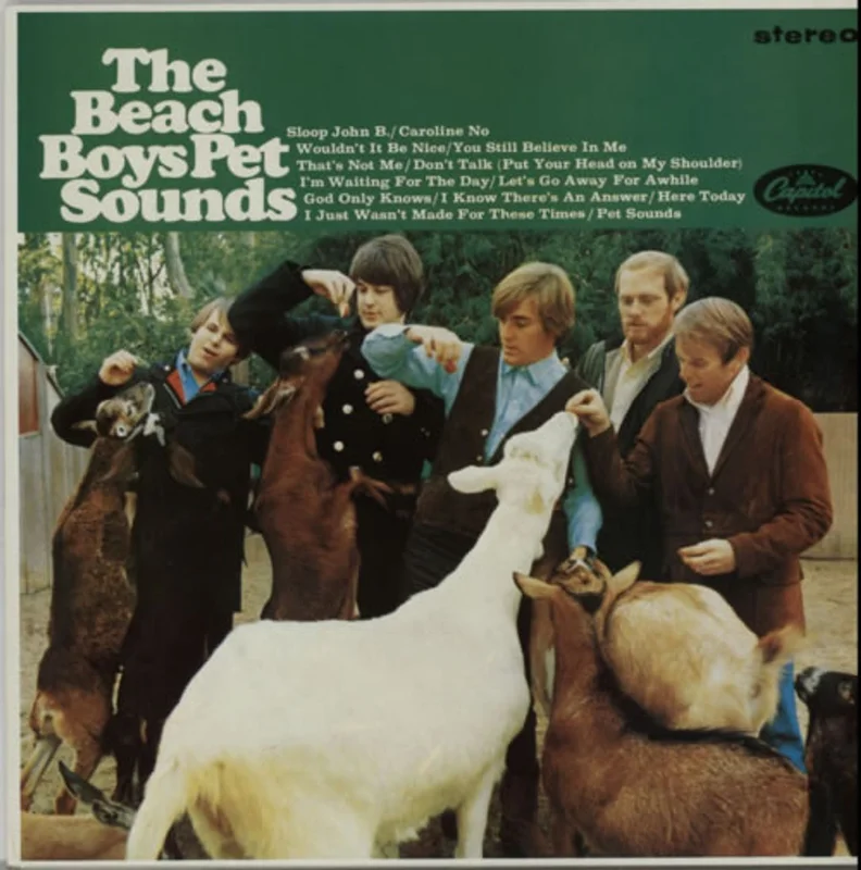 The Beach Boys Pet Sounds - Black Capitol Label Design UK Vinyl LP