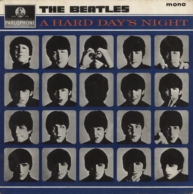The Beatles A Hard Day's Night - 1st - EJD - EX UK Vinyl LP