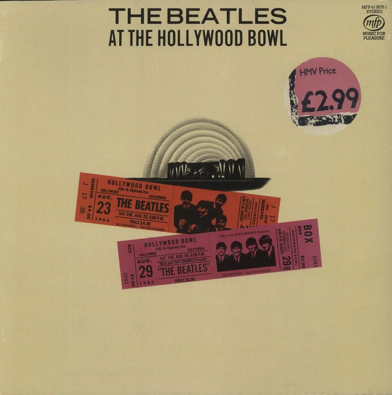The Beatles At The Hollywood Bowl UK Vinyl LP