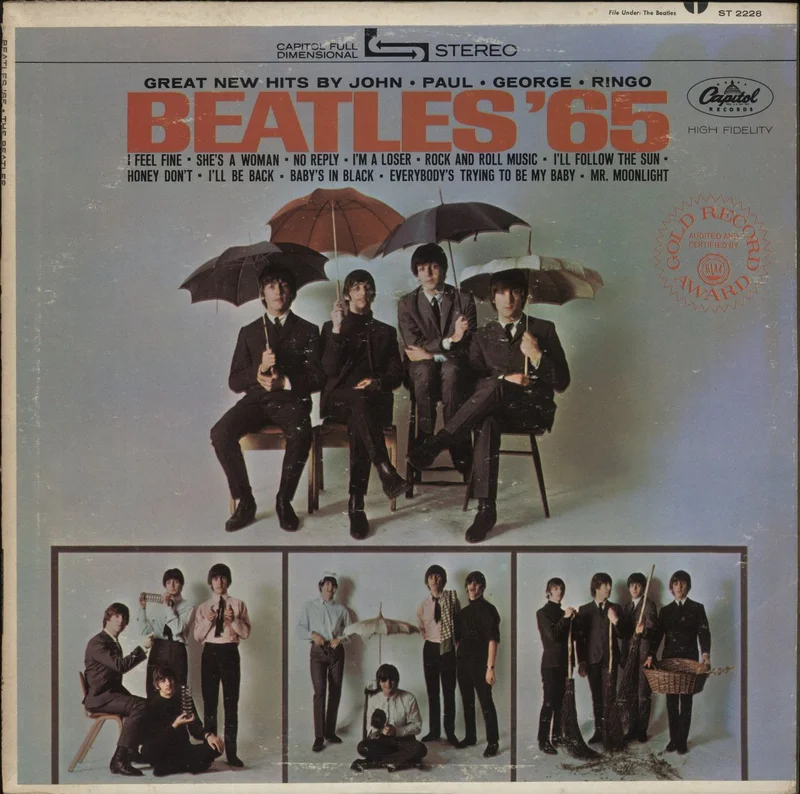 The Beatles Beatles '65 - Lime Green + RIAA US Vinyl LP