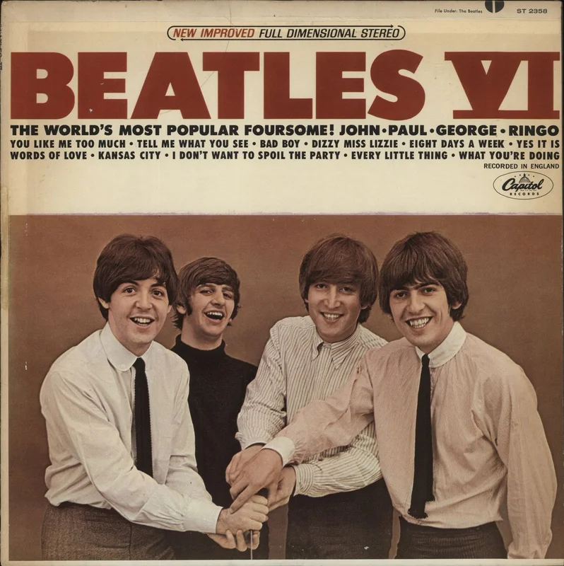 The Beatles Beatles VI - Mfd By Apple - RIAA - EX US Vinyl LP