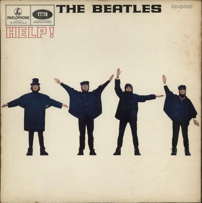 The Beatles Help! - 1st (D) - VG - WOS UK Vinyl LP