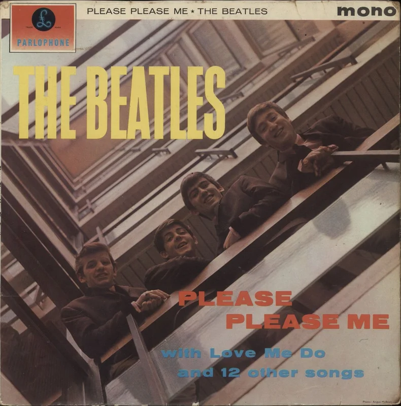 The Beatles Please Please Me - 1st - VG UK Vinyl LP