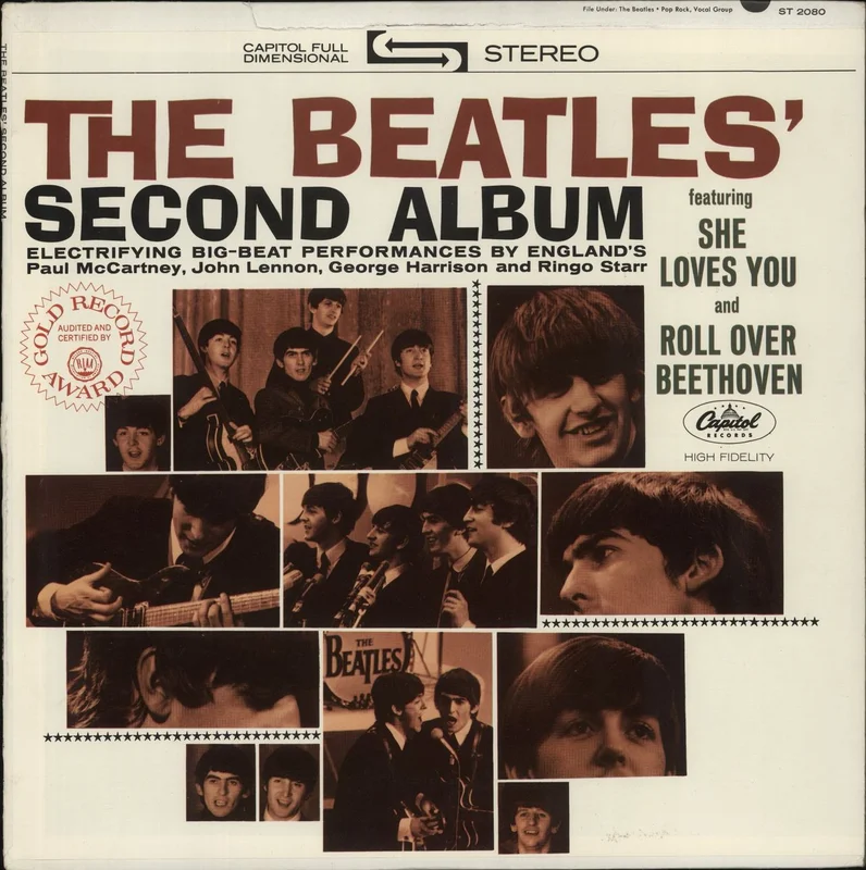 The Beatles The Beatles' Second Album - Apple label - VG US Vinyl LP