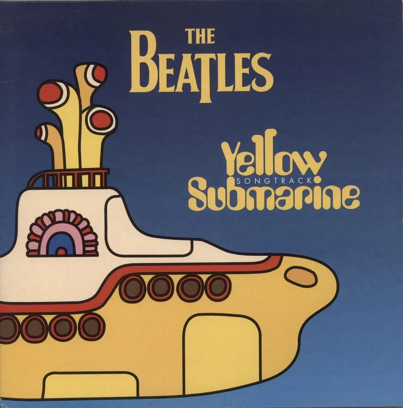 The Beatles Yellow Submarine Songtrack - Yellow UK Vinyl LP