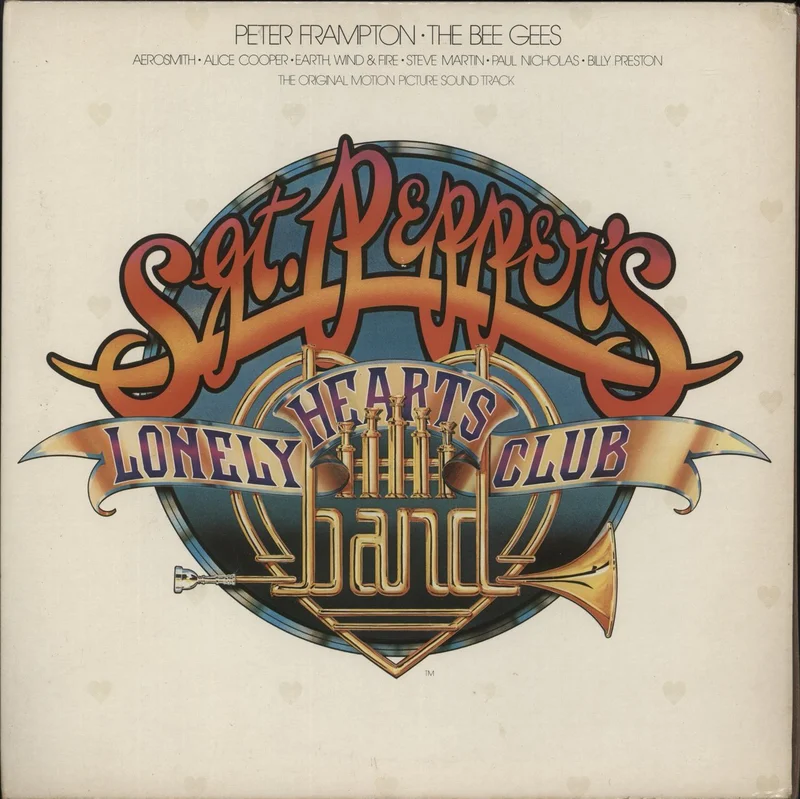 The Bee Gees Sgt. Pepper's Lonely Hearts Club Band - Poster UK 2-LP vinyl set